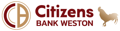 The Citizens Bank of Weston logo