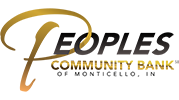 People's Community Bank of Monticello logo