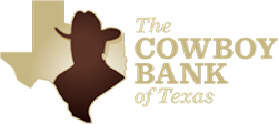 The Cowboy Bank of Texas logo