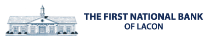 First National Bank of Lacon logo