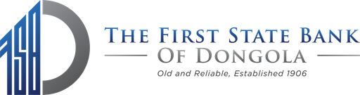 The First State Bank of Dongola logo