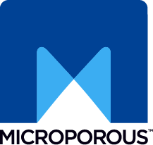 Microporous logo