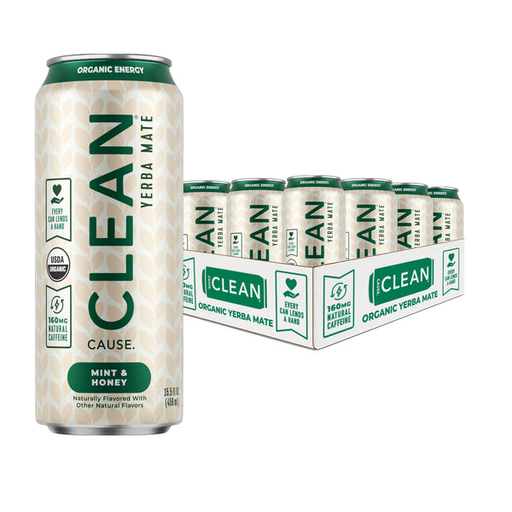 CLEAN Cause Non-Carbonated Organic Yerba Mate logo