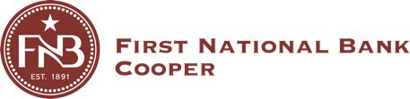 First National Bank Cooper logo