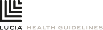 Lucia Health Guidelines logo