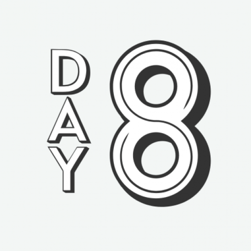 Day 8 logo