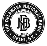 The Delaware National Bank of Delhi logo