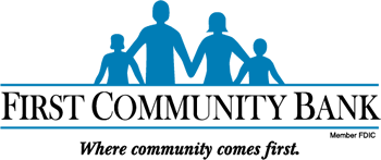 First Community Bank logo