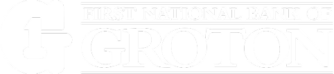 The First National Bank of Groton logo