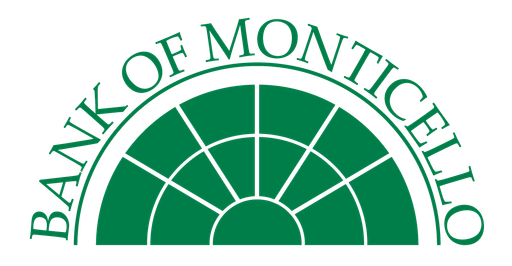 Bank of Monticello logo