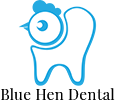 Blue Hen Dental logo